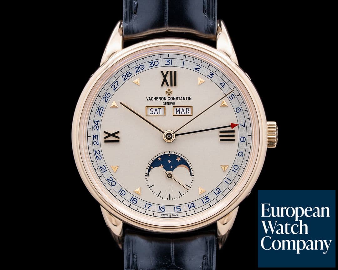 Image of Vacheron Constantin 3100V Historiques Triple Calendar 1948 18K Rose Gold Silver Dial