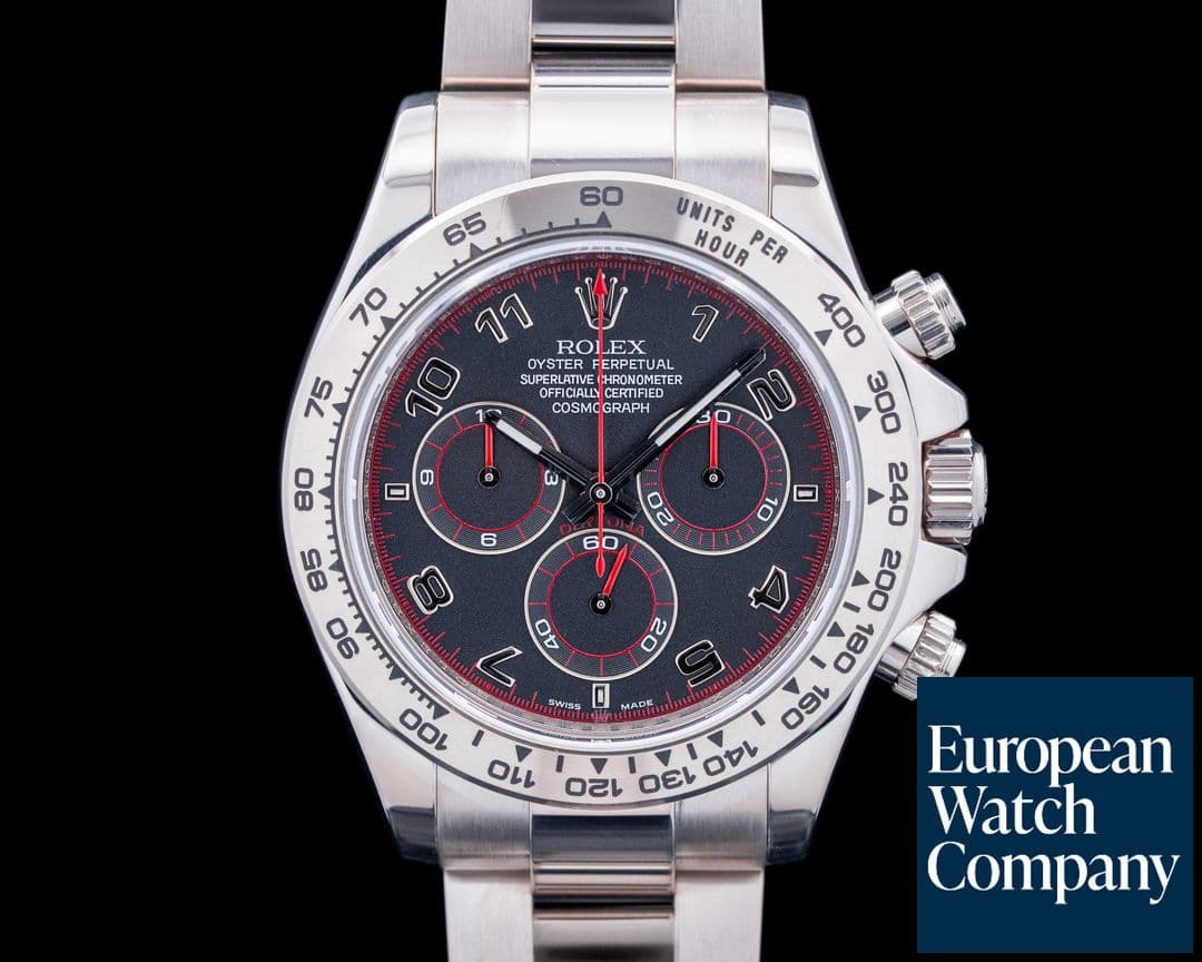 Image of Rolex 116509 Daytona 18K White Gold Gray Arabic Racing Dial