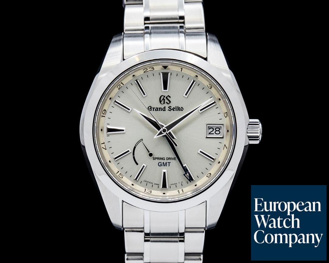 Image of Grand Seiko SBGE205 Heritage Collection Spring Drive GMT SS Champagne Dial