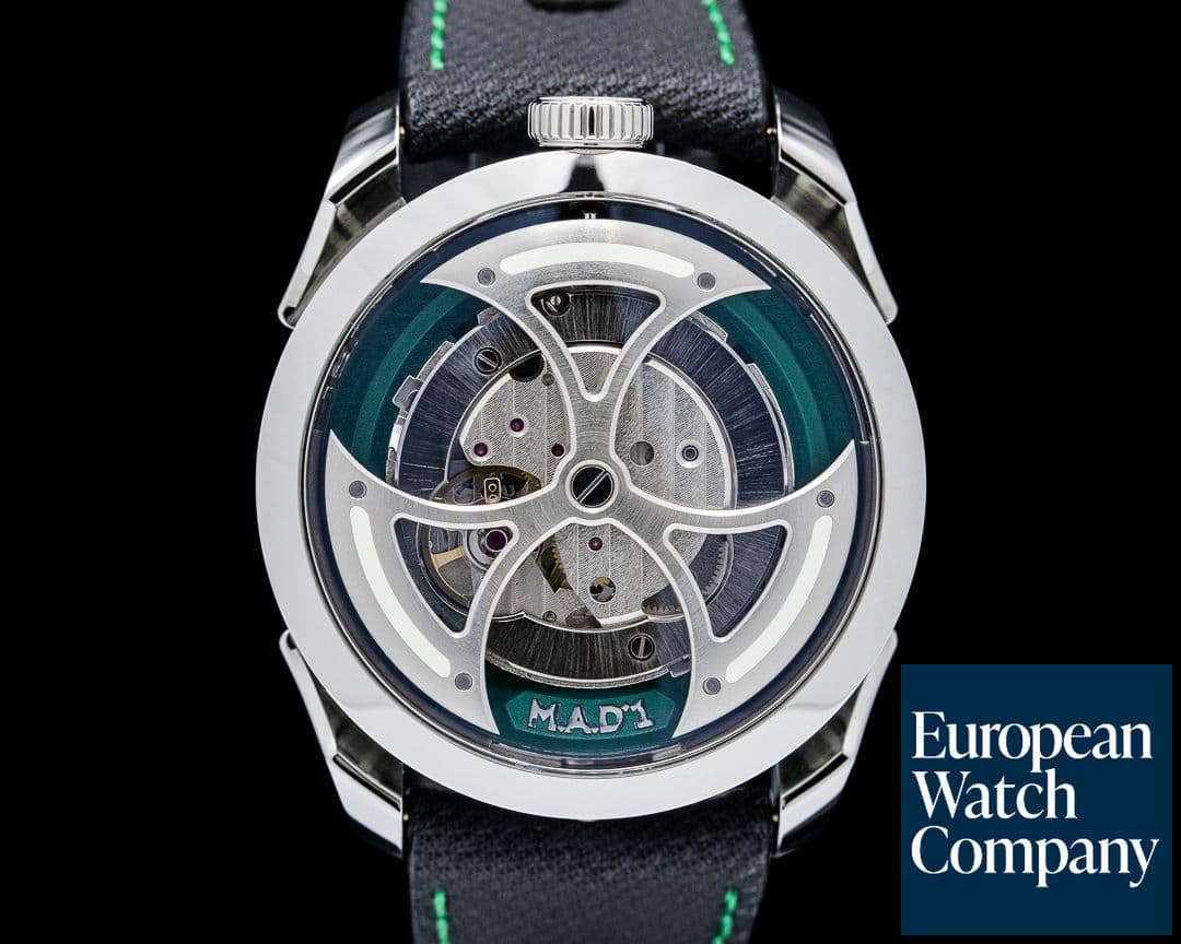 Image of MB&F M.A.D. 1S SS Green Dial