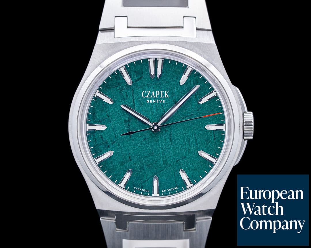 Image of Czapek & Cie Antarctique SS Green Meteorite Dial 2025 LIMITED