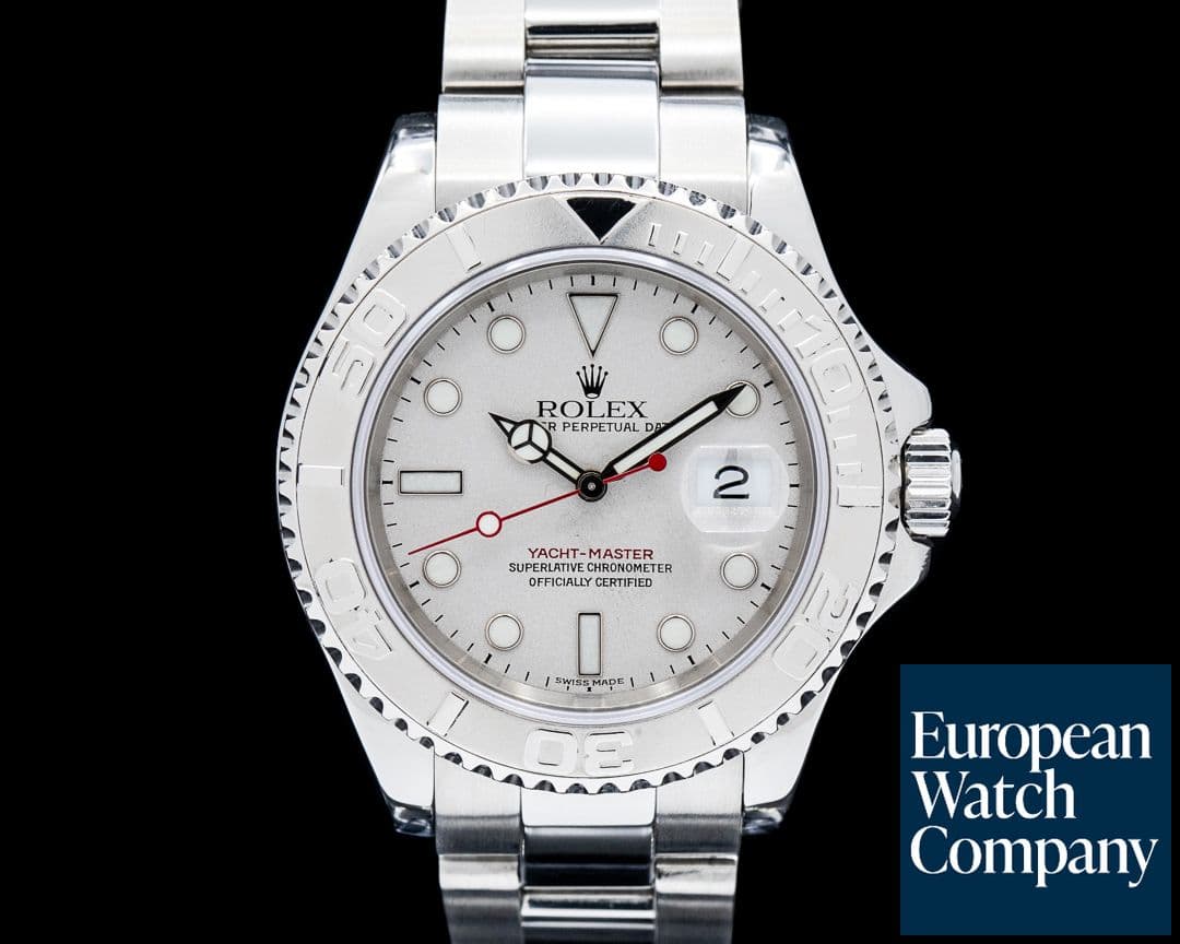 Image of Rolex 16622 Yacht-Master 40MM  Platinum Bezel SS Silver Dial Circa. 1999