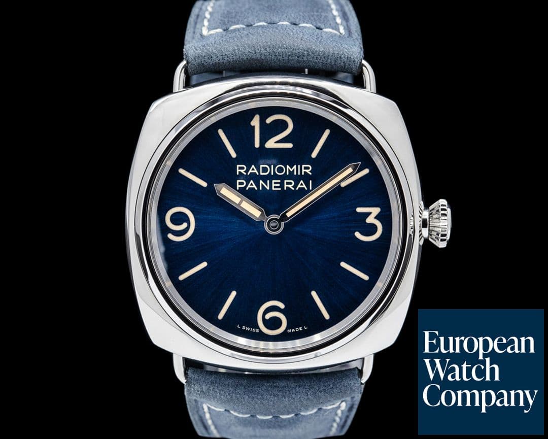 Image of Panerai PAM01383 Radiomir Officine SS Blue Dial