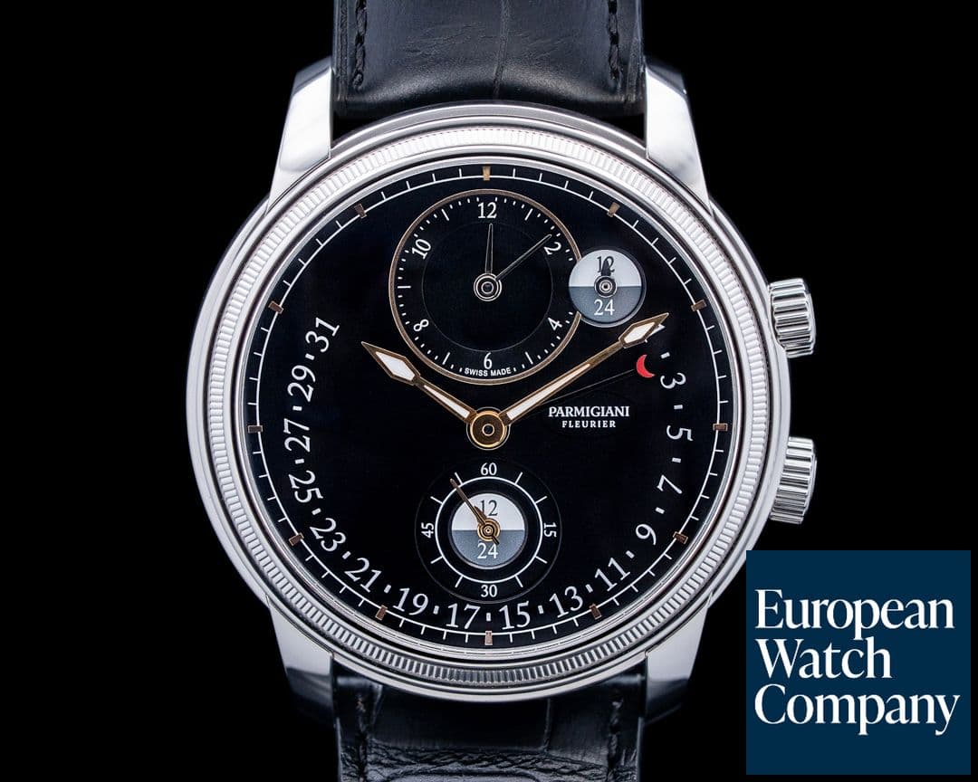 Image of Parmigiani PFC493 Toric Hemispheres Retrograde SS Black Dial 2026