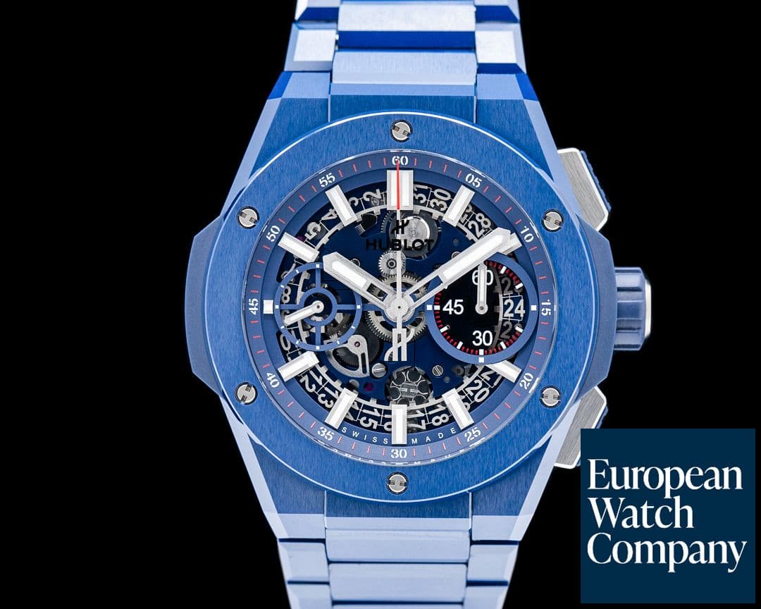 Image of Hublot Big Bang Integral Blue Ceramic Skeleton Dial