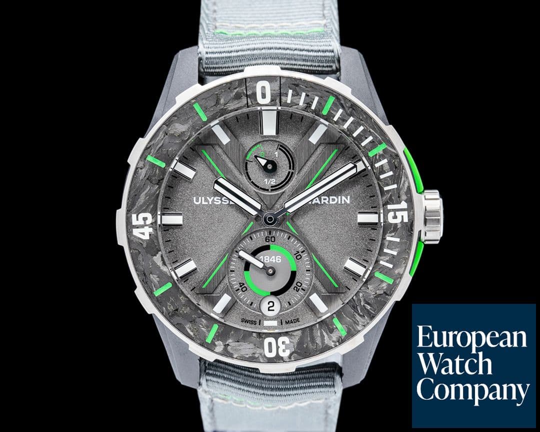 Image of Ulysse Nardin Diver X The Ocean Race Carbonium Gray Dial 2024 LIMITED