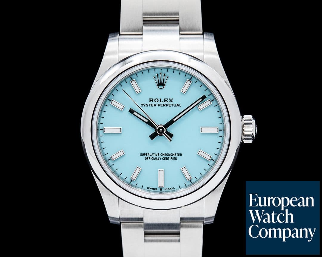 Image of Rolex 277200 Oyster Perpetual 31MM SS Turquoise Blue Dial 2026