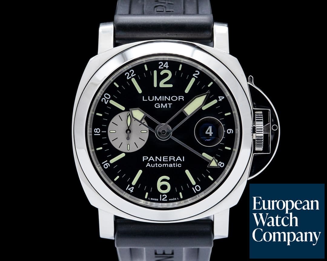 Image of Panerai PAM01088 Luminor GMT Automatic Acciaio SS Black Dial LIMITED