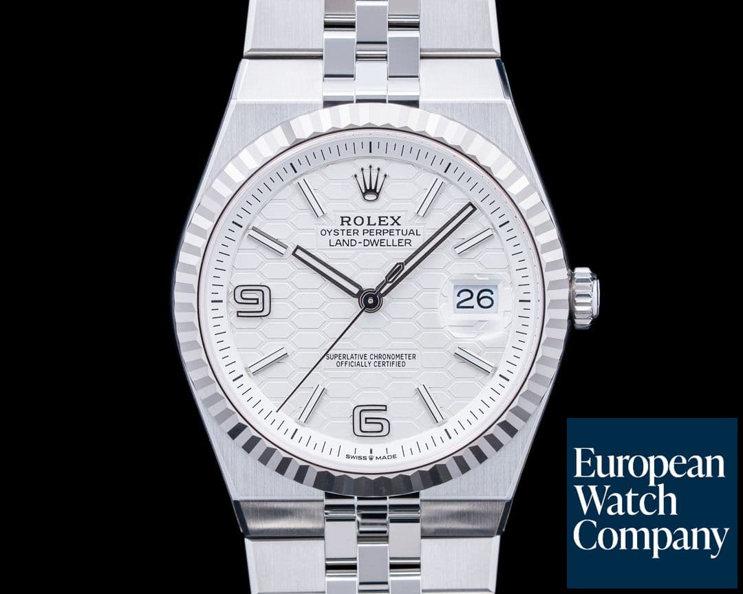 Image of Rolex 127334 Land-Dweller 40MM SS White Dial 2026 UNWORN