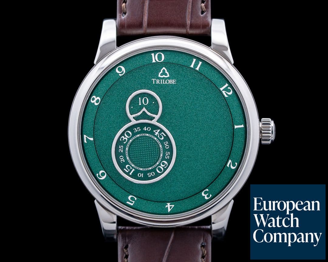 Image of Trilobe NF05VG Nuit Fantastique Grained Titanium Green Dial