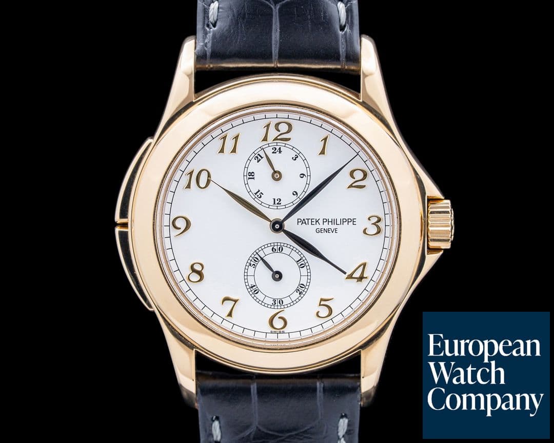 Image of Patek Philippe 5134J-001 Travel Time 18K Yellow Gold White Dial