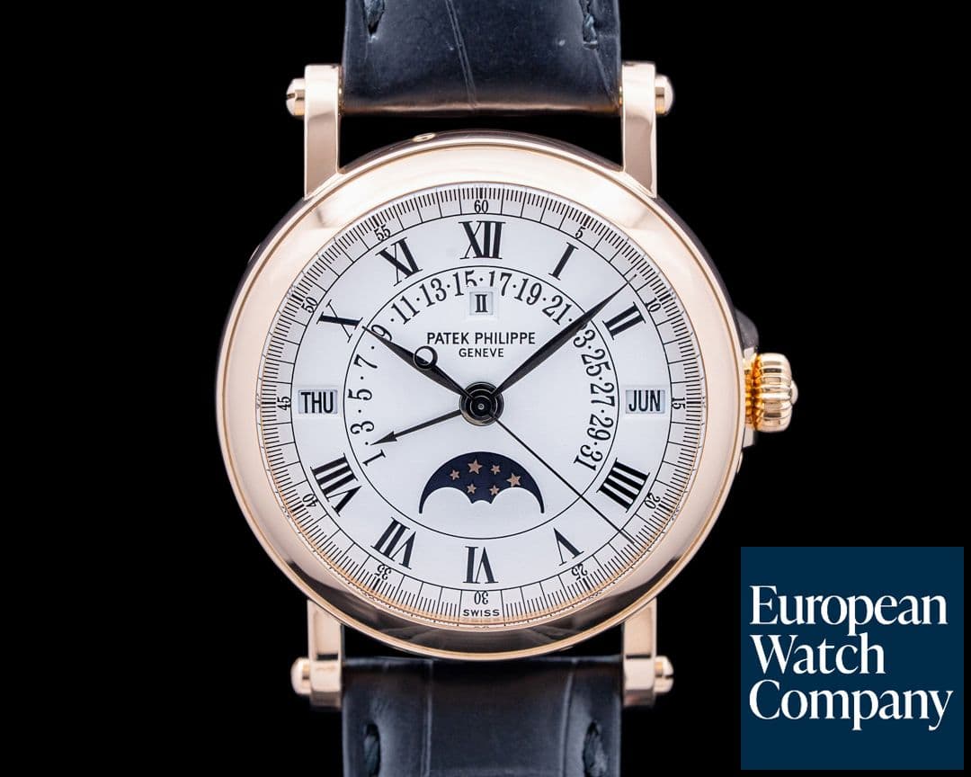 Image of Patek Philippe 5059R Perpetual Calendar Retrograde 18K Rose Gold White Dial