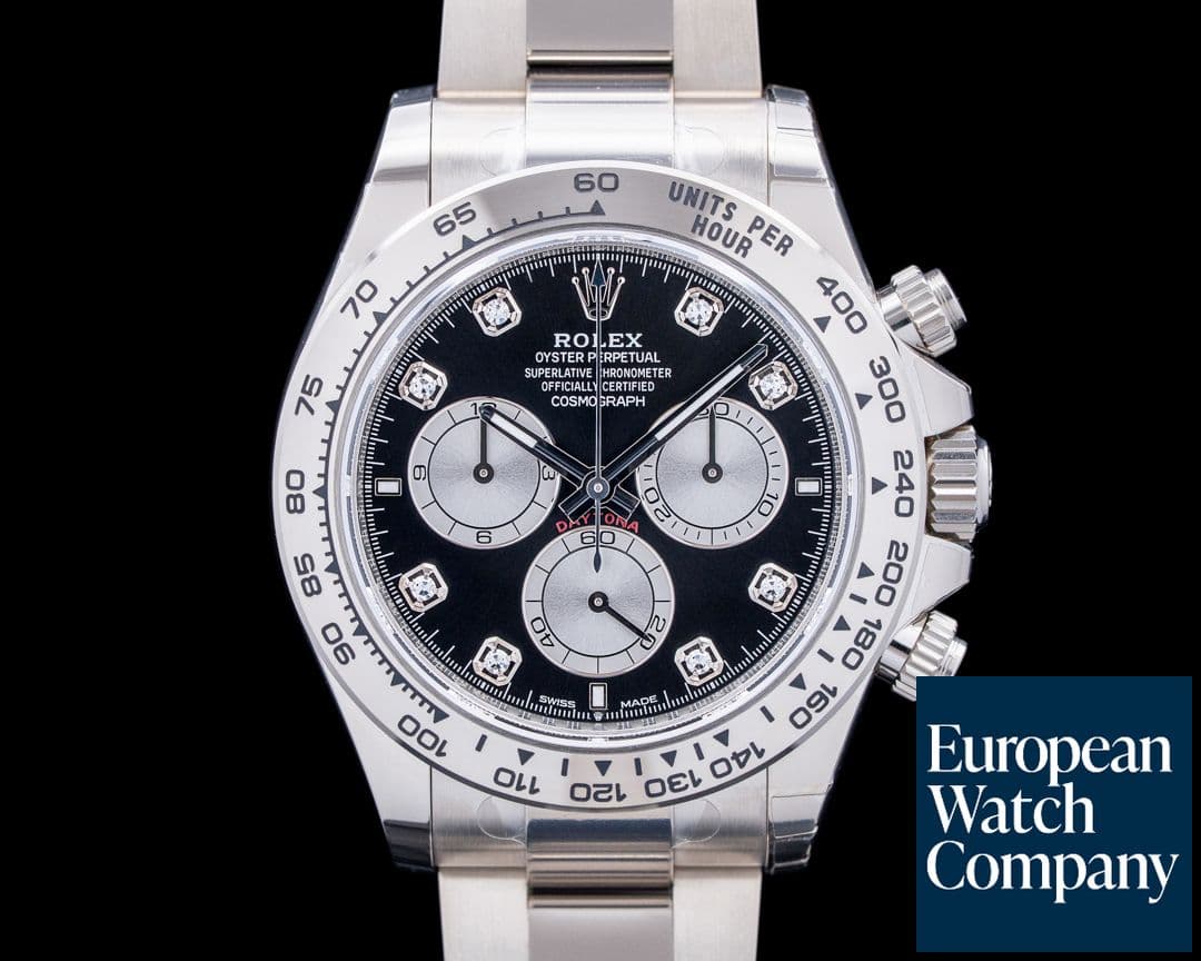 Image of Rolex 126509 Daytona 18K White Gold Black Diamond Dial 2026 UNWORN