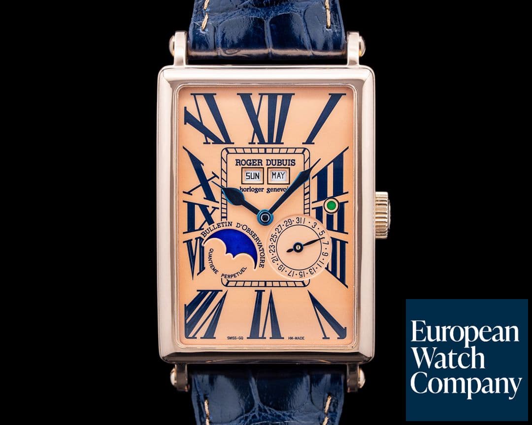 Image of Roger Dubuis Much More Perpetual Calendar 18K Rose Gold Salmon Dial LIMITED