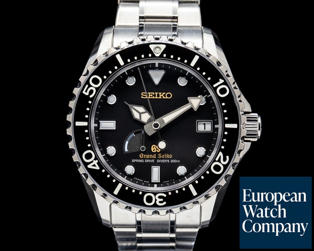 Image of Grand Seiko SBGA031 Spring Drive Diver Titanium Black Dial