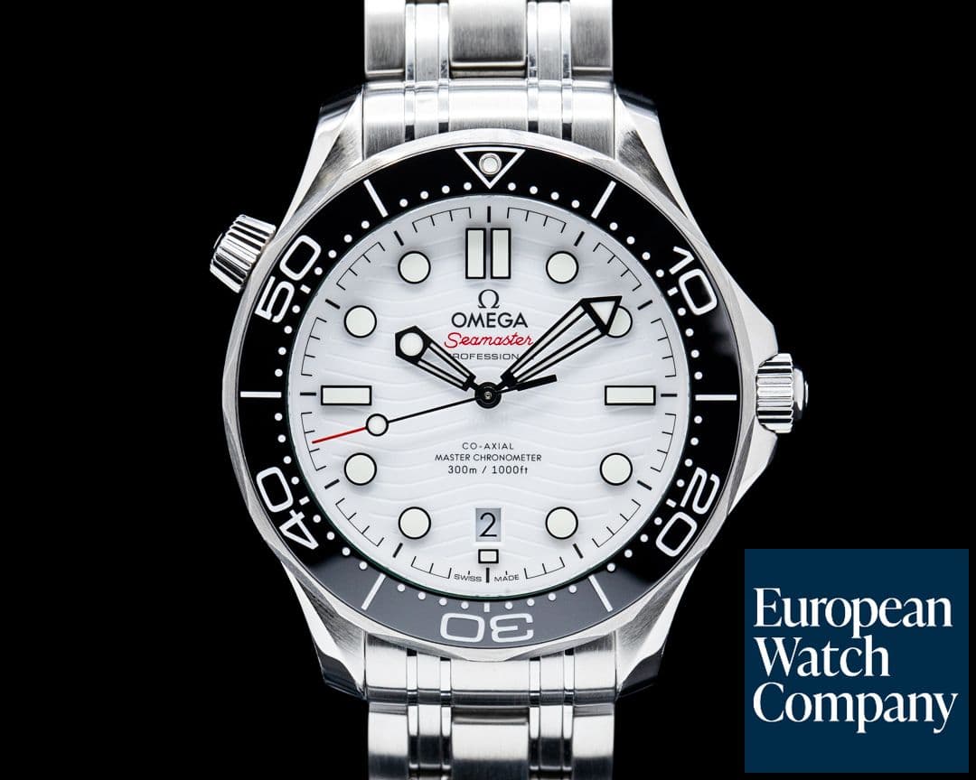 Image of Omega Seamaster Diver 300M SS White Dial