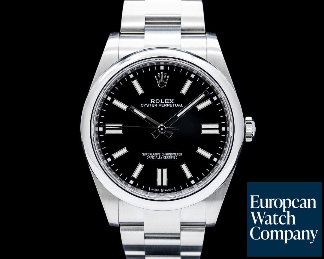 Image of Rolex 124300 Oyster Perpetual 41 SS Black Dial