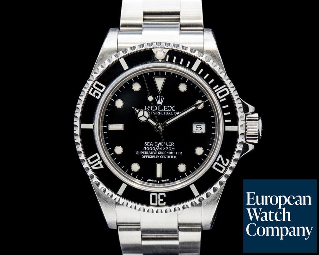 Image of Rolex 16600 Sea-Dweller SS Black Dial