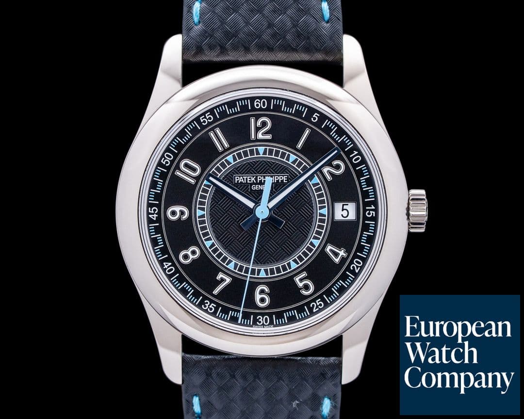 Image of Patek Philippe 6007G Calatrava 18K White Gold Black Dial