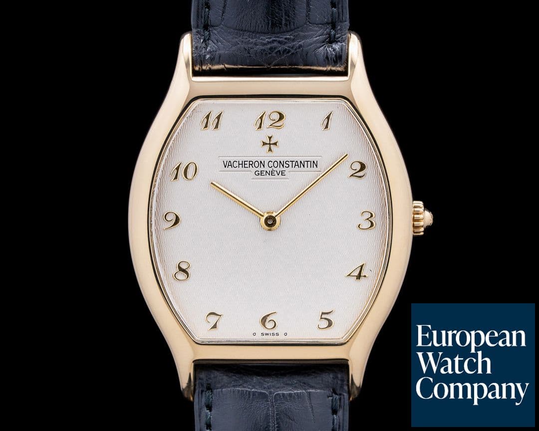 Image of Vacheron Constantin 31150/000J Malte Tonneau 18K Yellow Gold Ivory Dial