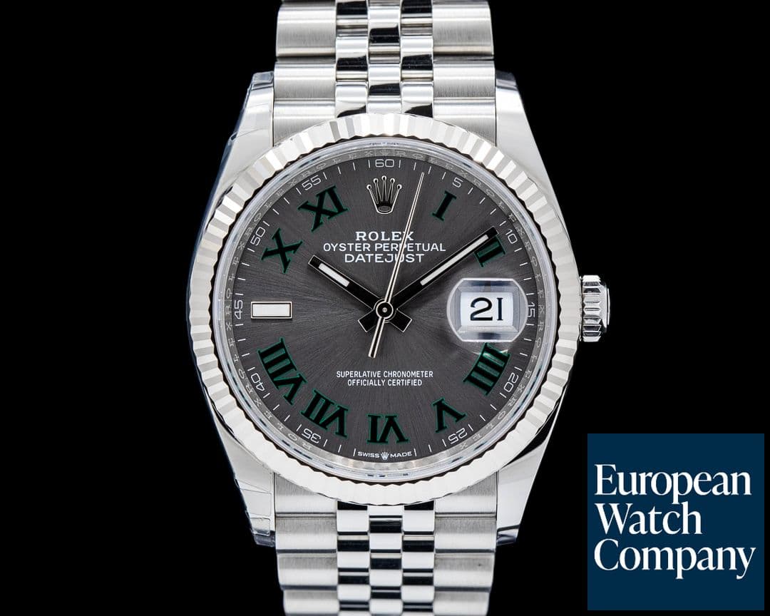 Image of Rolex 126234 Datejust 36 Wimbledon SS 2024