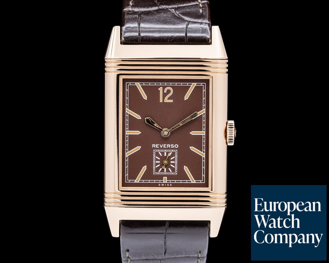 Image of Jaeger-LeCoultre Q2782560 Grande Reverso Ultra Thin 1931 18K Rose Gold Brown Dial