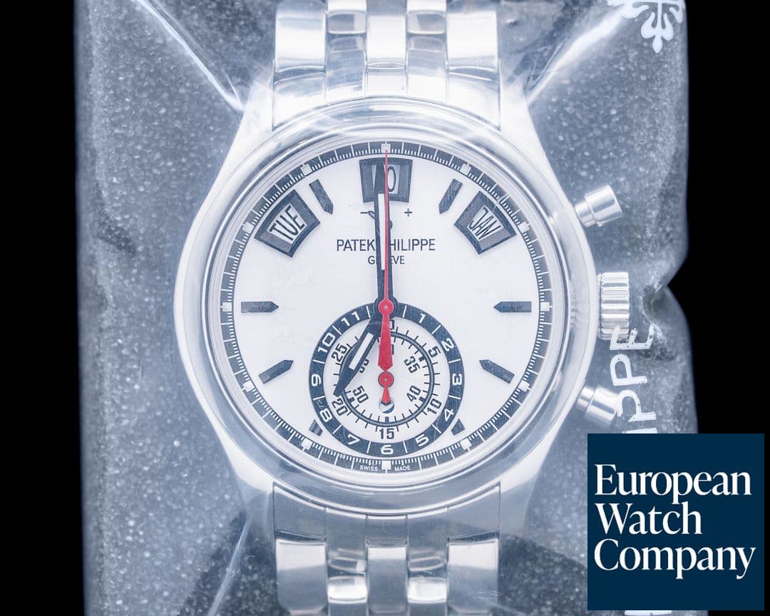 Image of Patek Philippe 5960/1A Annual Calendar Chronograph SS Silver Dial SEALED
