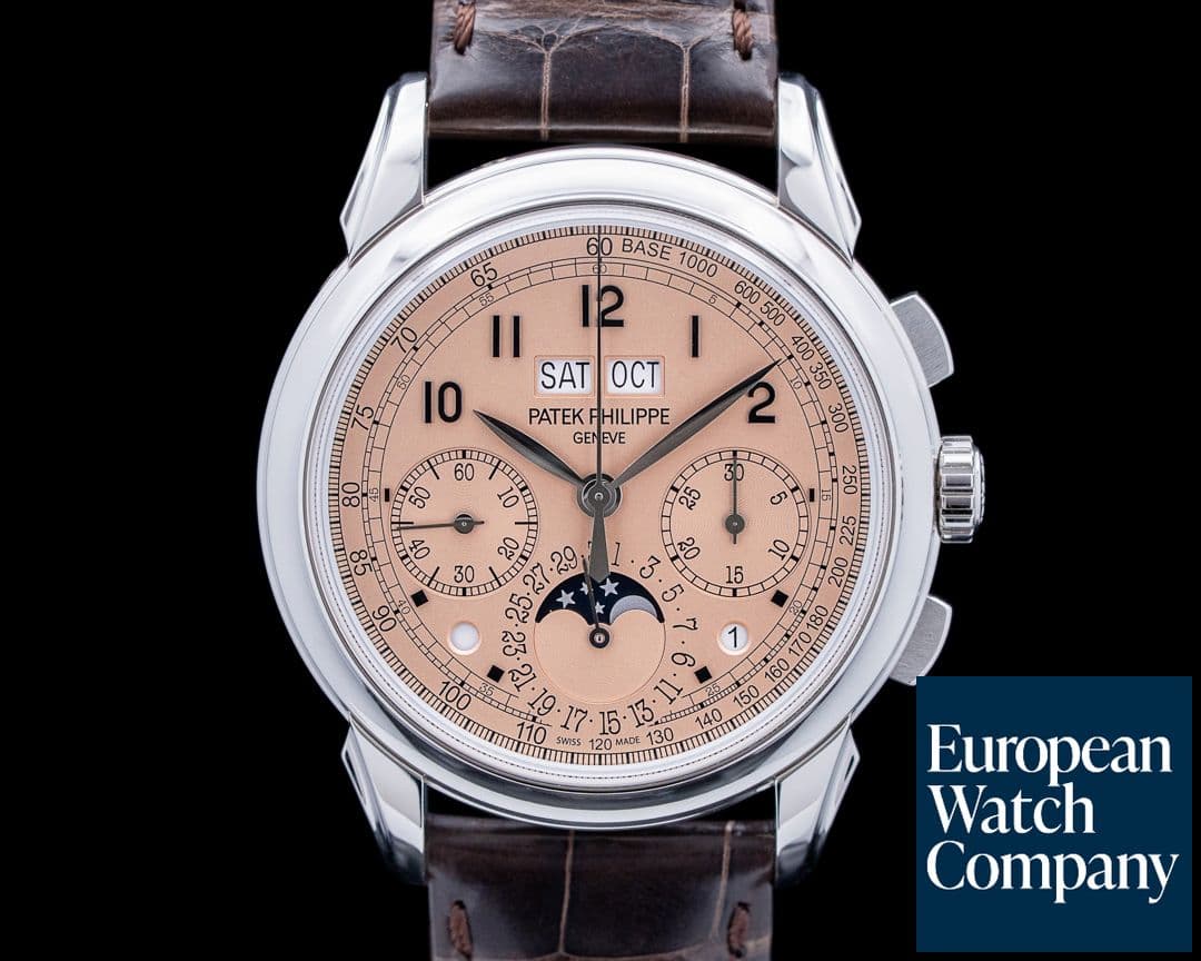 Image of Patek Philippe 5270P Perpetual Calendar Platinum Salmon Dial UNWORN