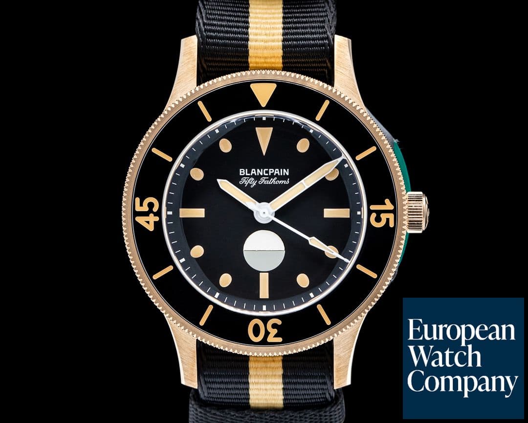 Image of Blancpain 5901 Fifty Fathoms 70th Anniversary Act 3 Bronze Black Dial LIMITED
