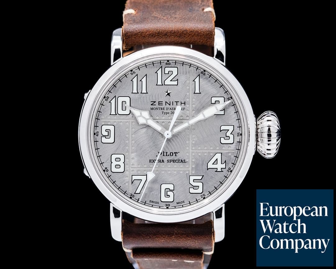 Image of Zenith Pilot Type 20 Extra Special Silver / Silver Dial LIMITED