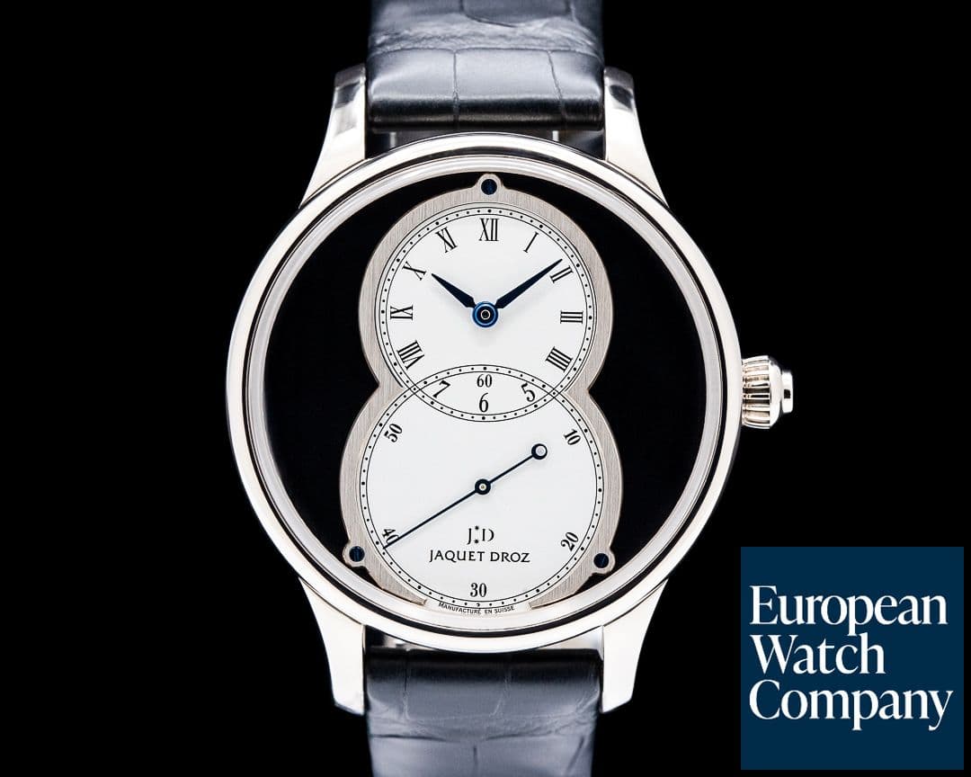 Image of Jaquet Droz J014014276 Grande Seconde 39 18K White Gold Black Dial