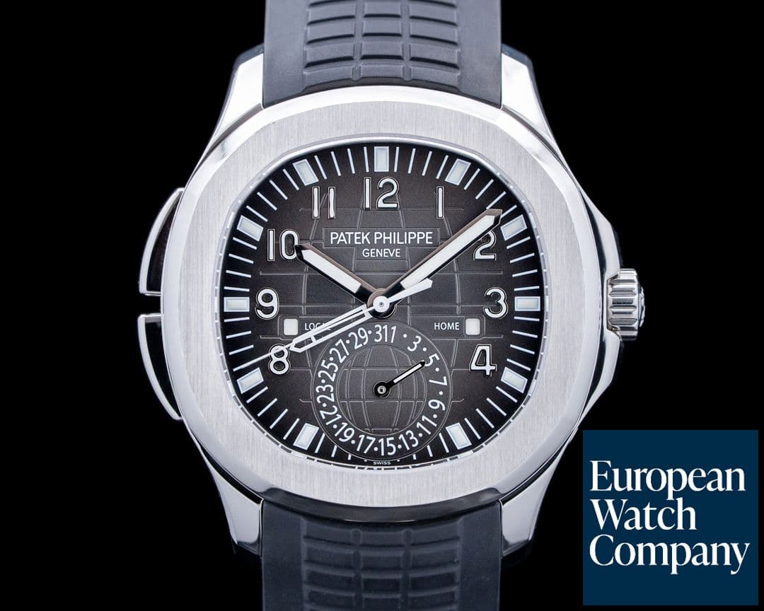 Image of Patek Philippe 5164A Aquanaut Travel Time SS Black Dial