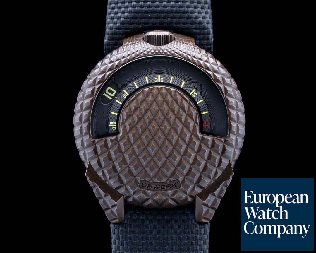 Image of URWERK UR-101 T-Rex Bronze Black Dial LIMITED