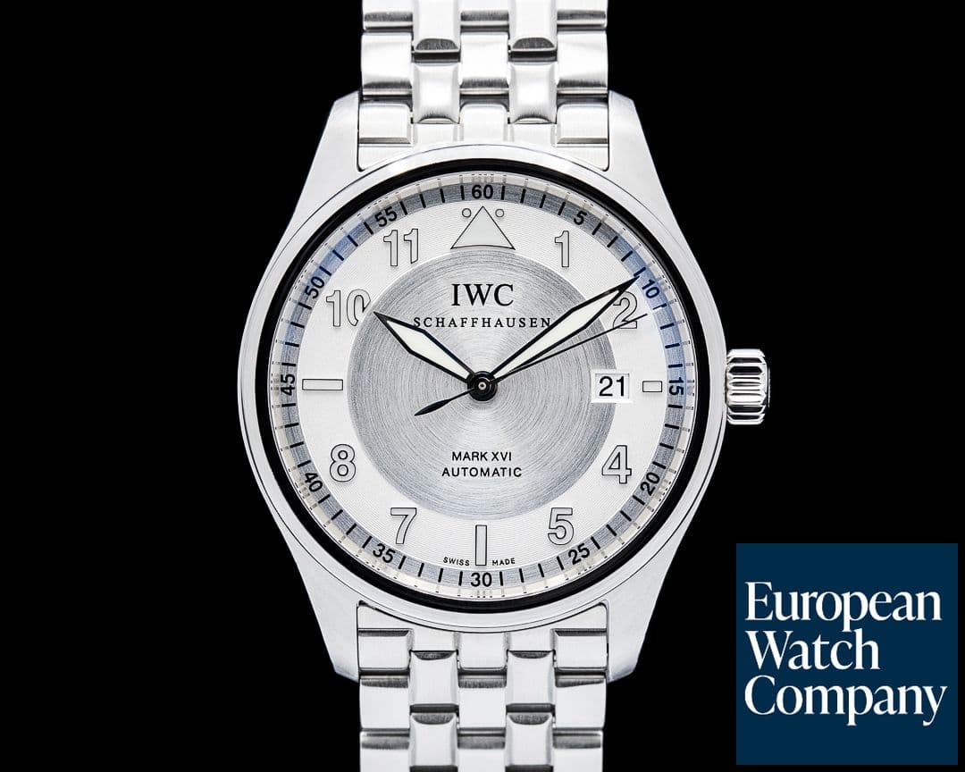 Image of IWC IW325502 Pilot Mark XVI Spitfire SS Silver Dial
