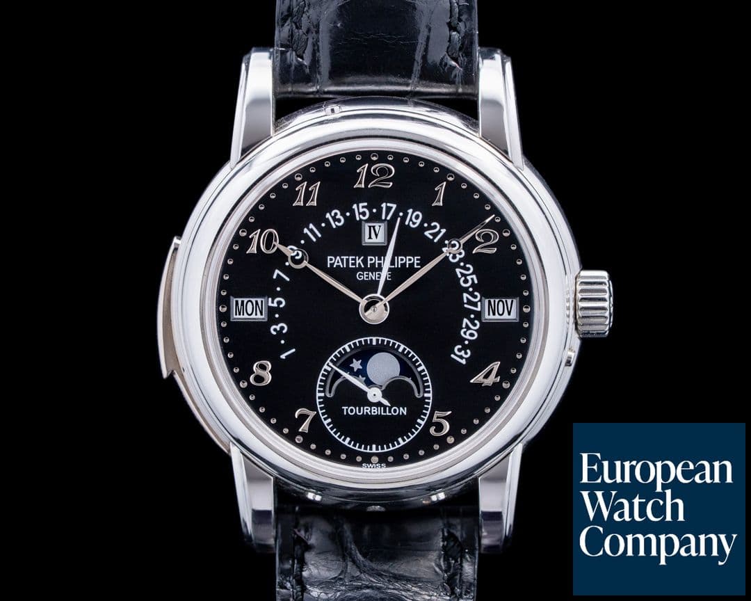 Image of Patek Philippe 5016P-018 Grand Complications Platinum Black Dial RARE