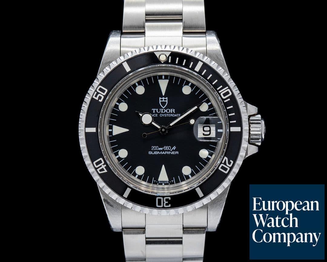 Image of Tudor 76100 Lollipop Submariner SS Black Dial