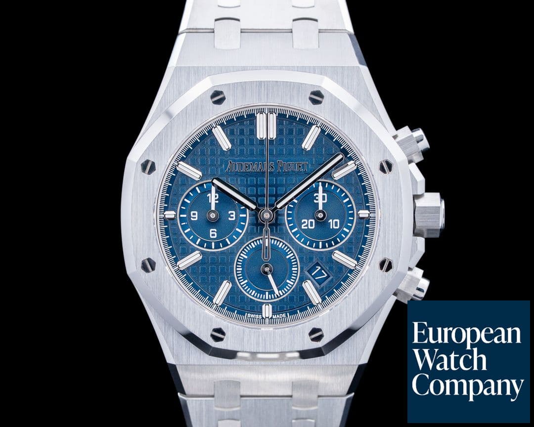 Image of Audemars Piguet 26715ST Royal Oak Chronograph SS Blue Dial