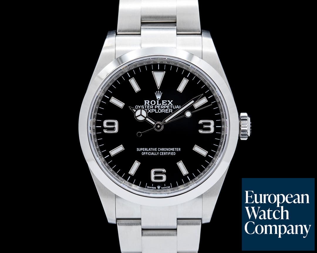 Image of Rolex 124270 Explorer 36MM SS Black Dial