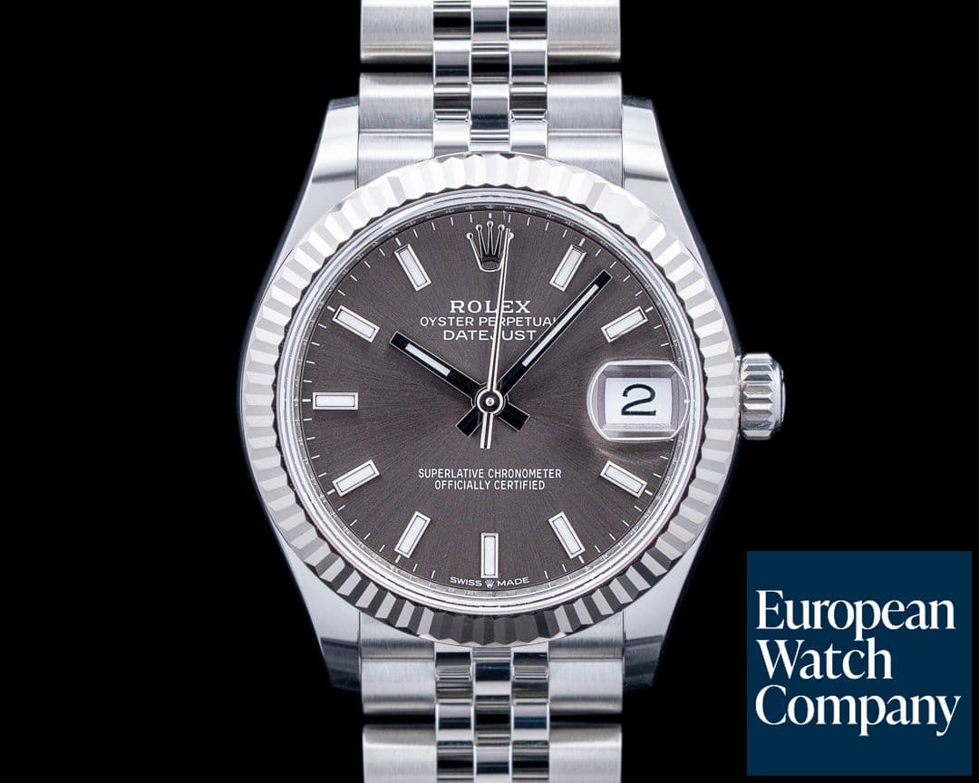 Image of Rolex 278274 Ladies Datejust 31 SS Gray Dial 2026 UNWORN