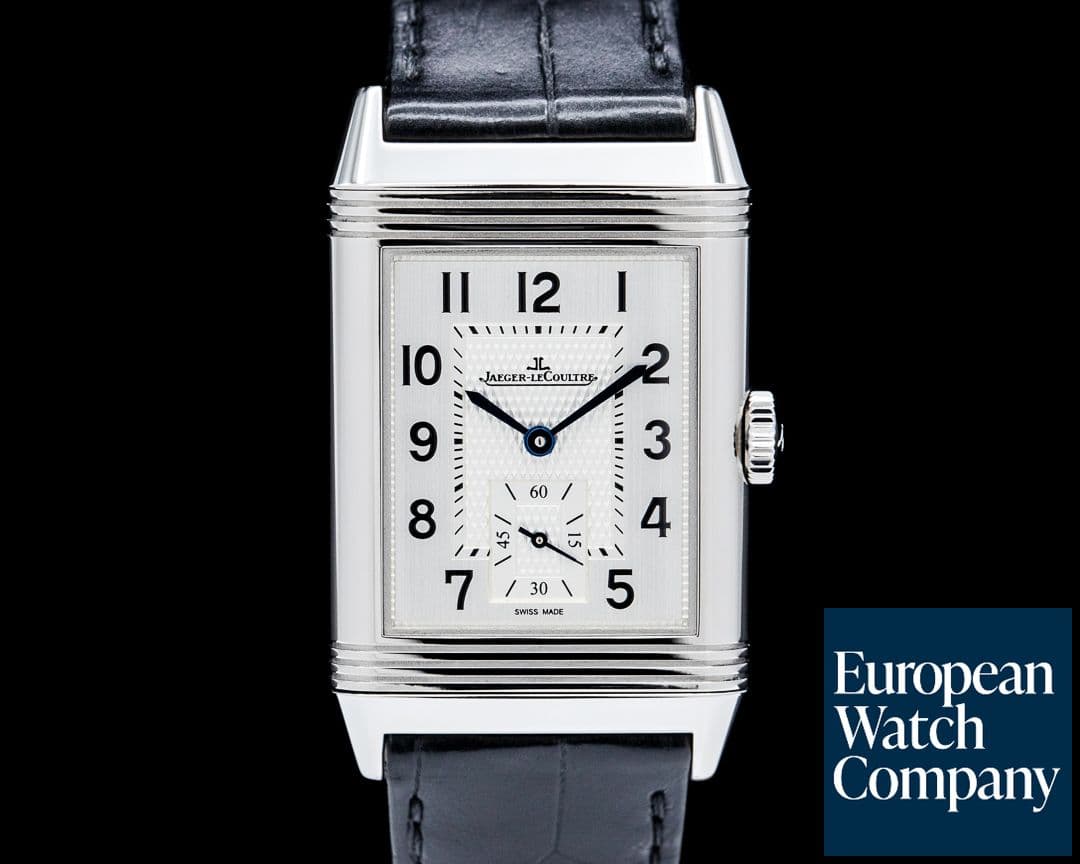 Image of Jaeger-LeCoultre Q3858524 Reverso Classic Monoface Small Seconds SS Silver Dial