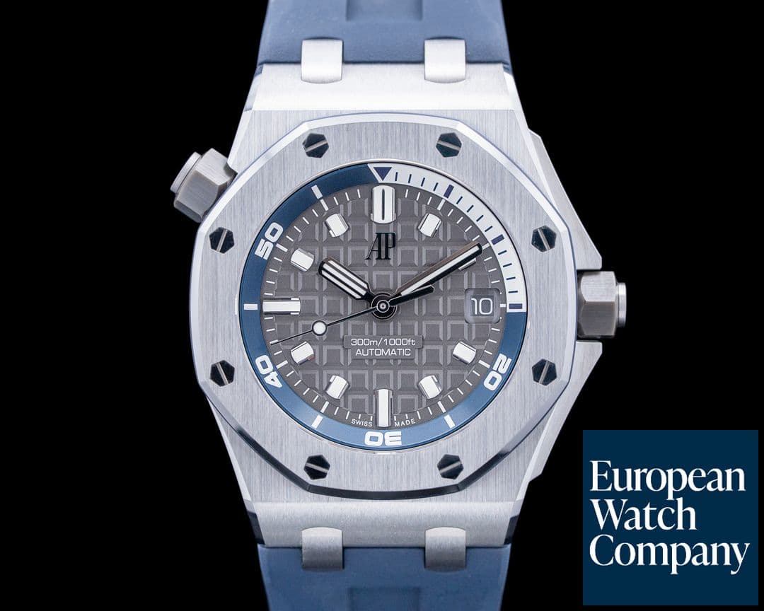 Image of Audemars Piguet 15720ST Royal Oak Offshore Diver SS Gray Dial