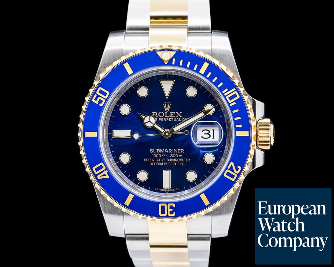 Image of Rolex 116613LB Submariner  SS / 18K YG Blue Dial