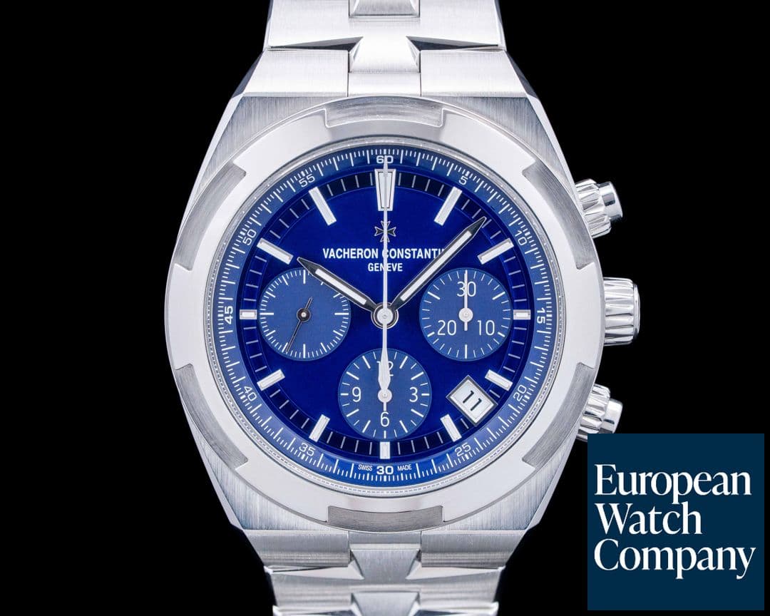 Image of Vacheron Constantin 5520V Overseas Chronograph SS Blue Dial 2025