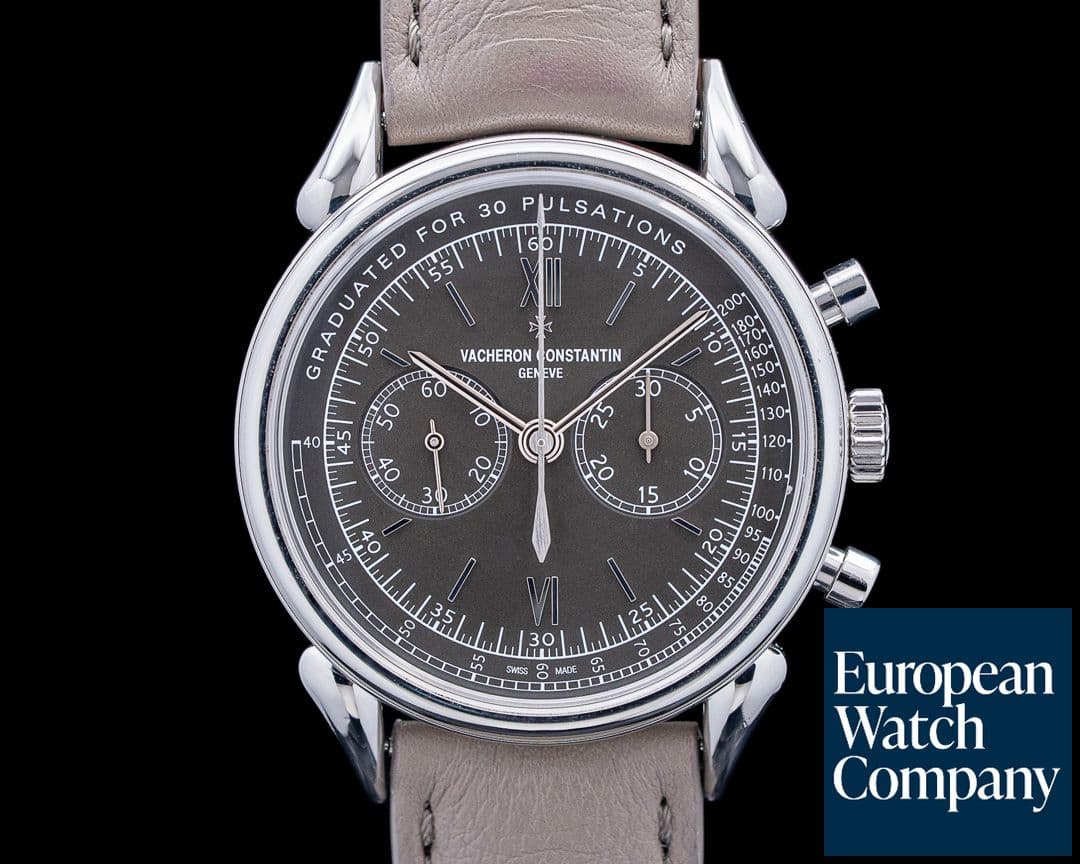 Image of Vacheron Constantin 5000H Hodinkee Historiques Cornes de Vache 1955 SS Gray Dial LIMITED