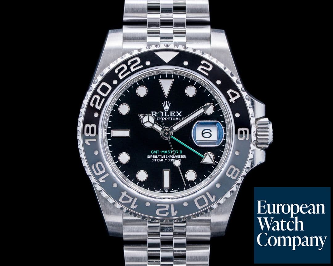 Image of Rolex 126710GRNR GMT-Master II "Bruce Wayne" SS Black Dial