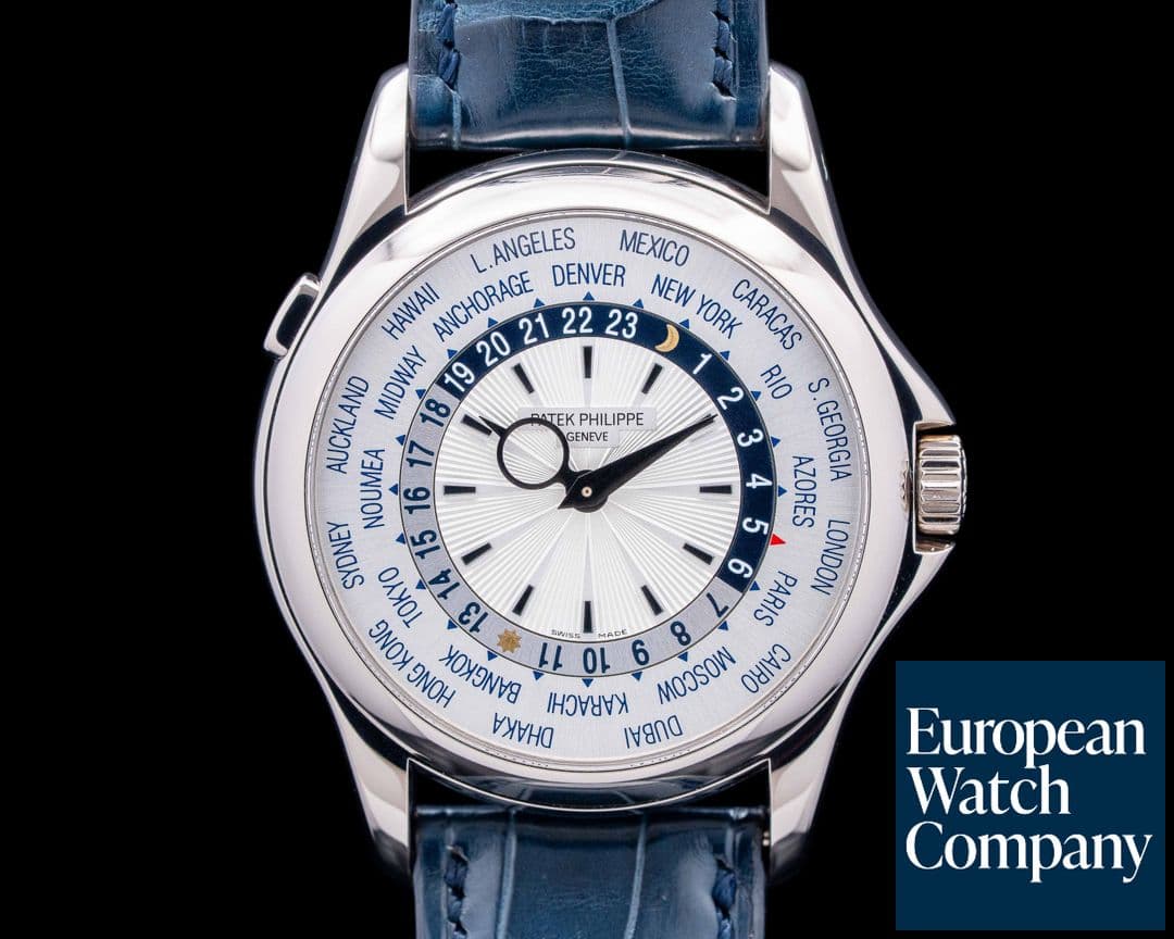 Image of Patek Philippe 5130G World Time 18K White Gold Silver Dial