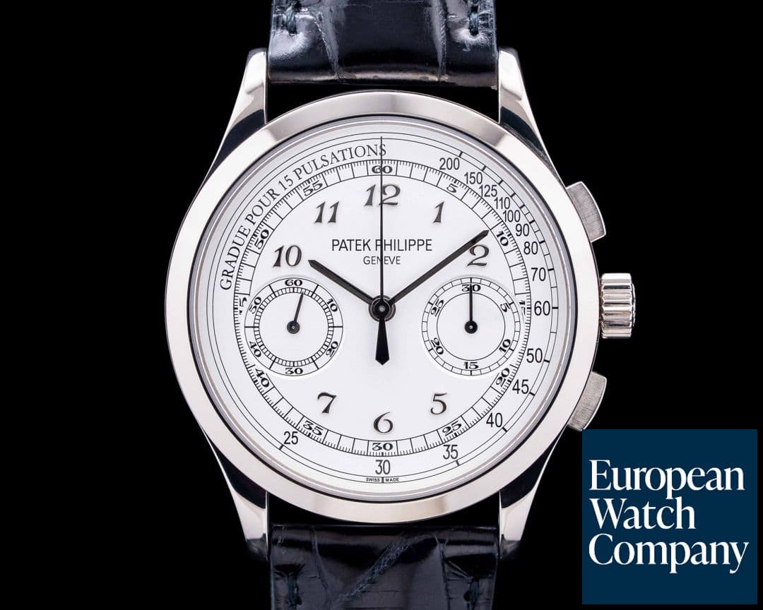Image of Patek Philippe 5170G Chronograph 18K White Gold Silver Dial