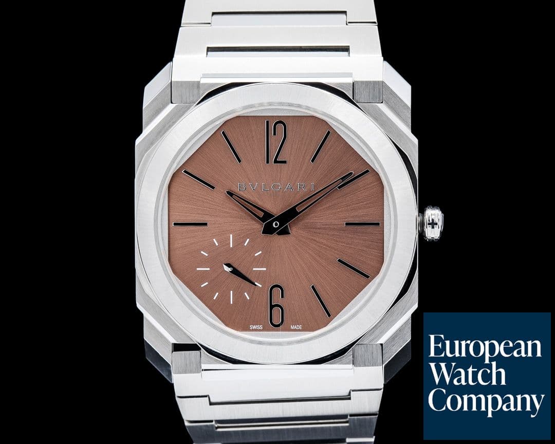 Image of Bulgari 103856 Octo Finissimo Automatic SS Salmon Dial