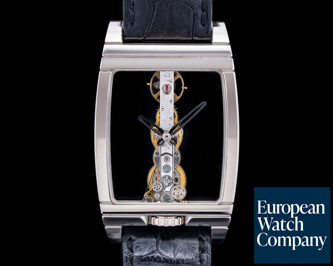 Image of Corum Golden Bridge "50th Anniversary" 18K White Gold Skeleton Dial LIMITED