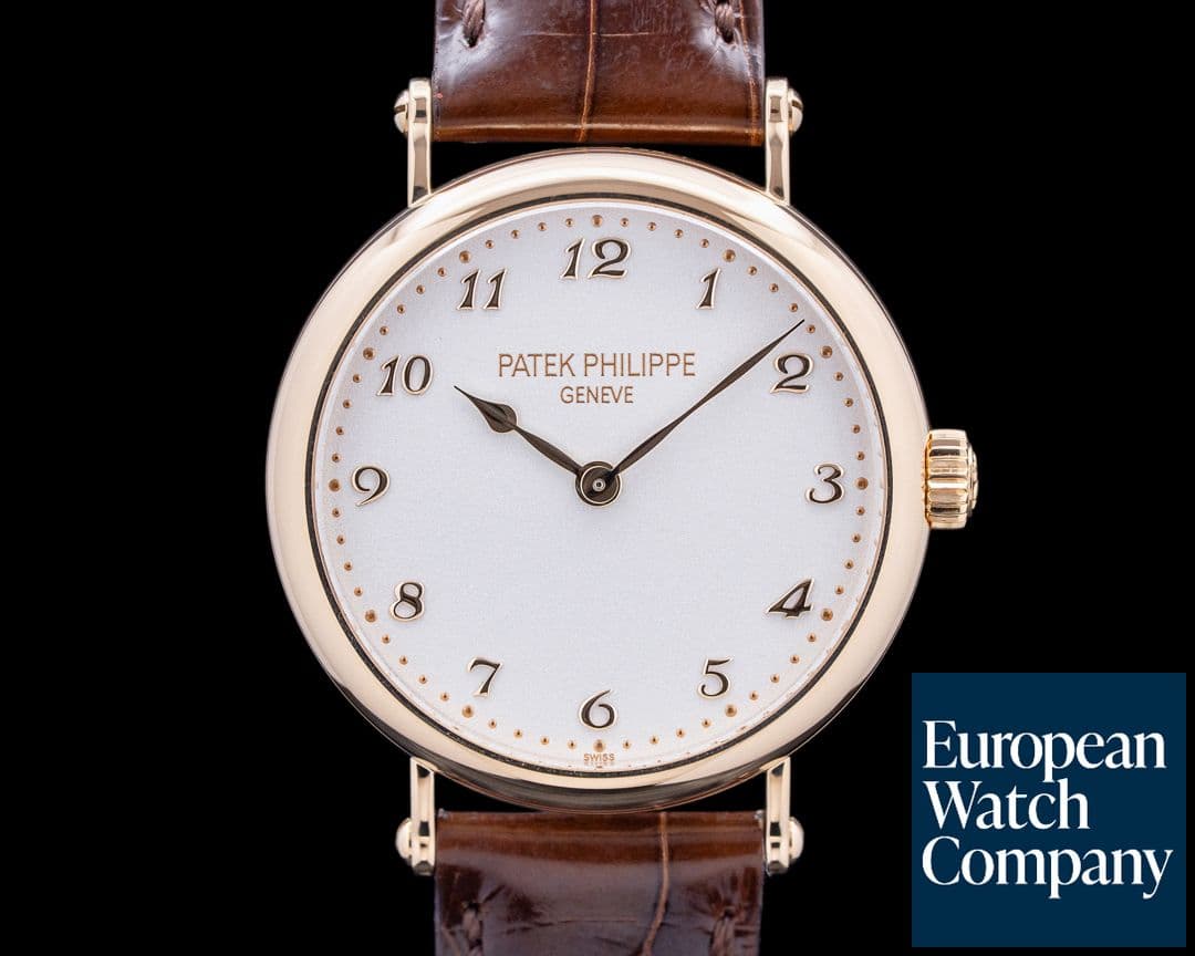 Image of Patek Philippe 7200R-001 Calatrava Ultra-Thin Ladies 18K Rose Gold Silver Dial 2026